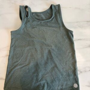 Threads 4 Thought Heather Green Tank girls size 10